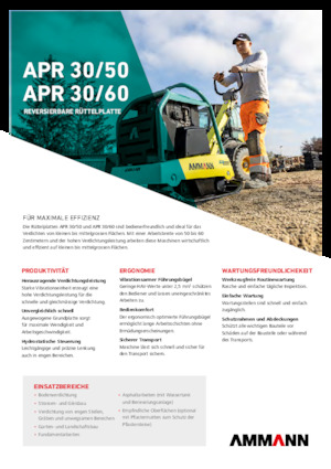 Reverzní vibrační desky Ammann APR 3060