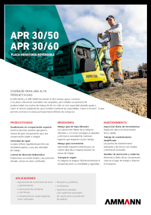 Reverzní vibrační desky Ammann APR 3060