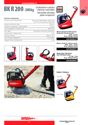 Reverzní vibrační desky Breaker BK 200 R-07