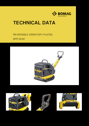 Reverzní vibrační desky Bomag BPR 25/40