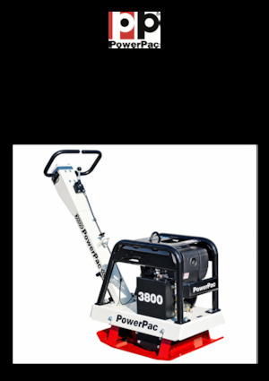 Reverzní vibrační desky PowerPac PPR 3800D/500E