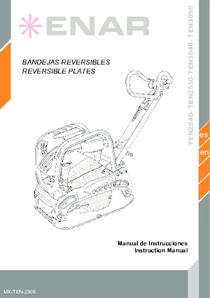 Reverzní vibrační desky Enar TEN 3040DH