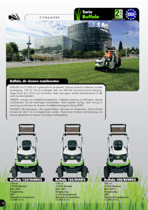 Zahradní traktory a ridery Etesia BUFFALO 100 BPHPX2