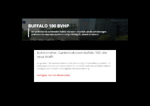 Zahradní traktory a ridery Etesia BUFFALO 100 BVHP2