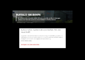 Zahradní traktory a ridery Etesia BUFFALO 100 BVHPX2