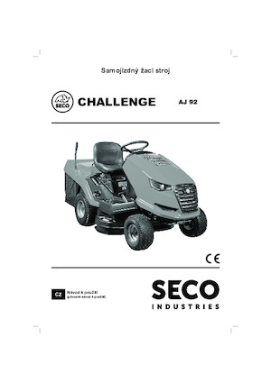 Zahradní traktory a ridery SECO Challenge AJ