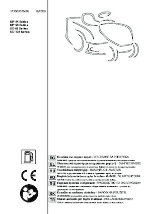 Zahradní traktory a ridery Efco EF 108 L/16 K