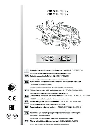 Zahradní traktory a ridery Efco EF 123/22 V