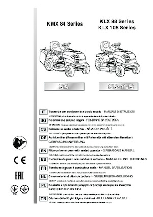 Zahradní traktory a ridery Efco EF 98 L/14,5 K