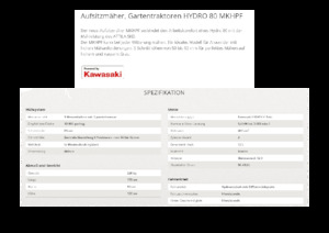 Zahradní traktory a ridery Etesia HYDRO 80 MKHPF