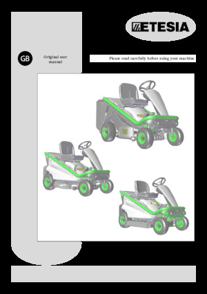Zahradní traktory a ridery Etesia HYDRO 80 MKHPF