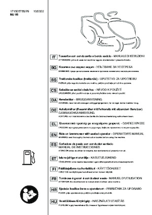 Zahradní traktory a ridery Mountfield MTF 66 MQ