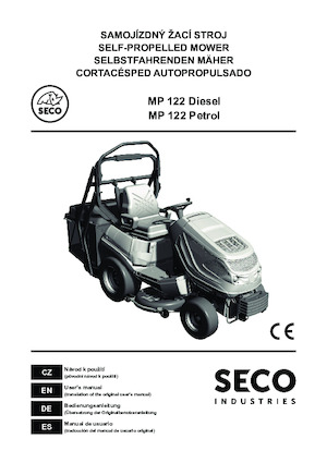 Zahradní traktory a ridery SECO SECO MP 122D