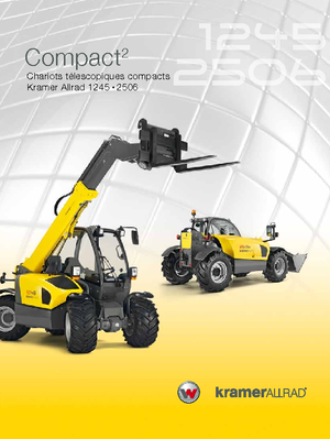 Teleskopické manipulátory Kramer 1245