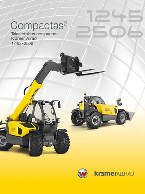 Teleskopické manipulátory Kramer 1245