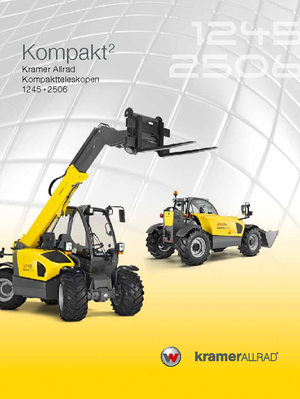 Teleskopické manipulátory Kramer 1245