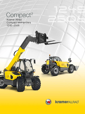 Teleskopické manipulátory Kramer 1245