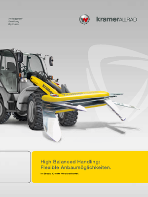 Teleskopické manipulátory Kramer 1245