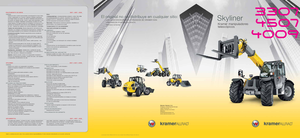 Teleskopické manipulátory Kramer 3307