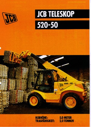 Teleskopické manipulátory JCB 520-50