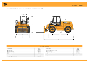 Teleskopické manipulátory JCB 520-50