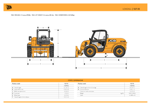 Teleskopické manipulátory JCB 527-55