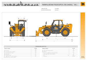 Teleskopické manipulátory JCB 533-105