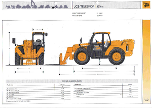 Teleskopické manipulátory JCB 535-125
