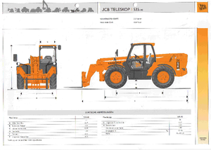 Teleskopické manipulátory JCB 535-140