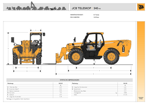 Teleskopické manipulátory JCB 540-140