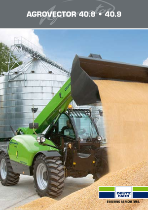 Teleskopické manipulátory DEUTZ-FAHR Agrovector 40.8