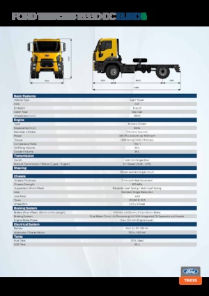 Tuhé podvozky Ford 1833D DC