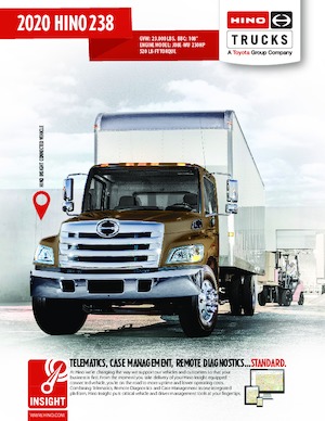 Tuhé podvozky Hino 2020 HINO 238 4x2