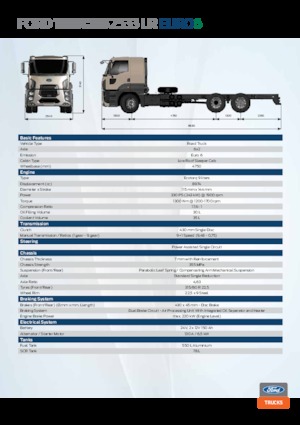 Tuhé podvozky Ford 2533 LR