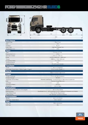 Tuhé podvozky Ford 2542 HR