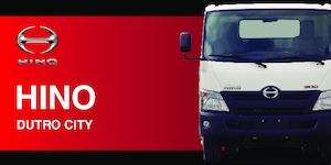 Tuhé podvozky Hino 300 DUTRO CITY 4x2