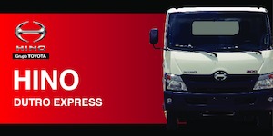Tuhé podvozky Hino 300 DUTRO EXPRESS 4x2