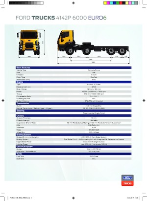 Tuhé podvozky Ford 4142P 6000