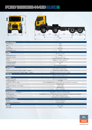 Tuhé podvozky Ford 4442D