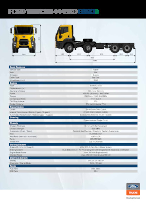 Tuhé podvozky Ford 4445 XD