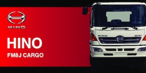 Tuhé podvozky Hino 500 FM8J CARGO 6x4