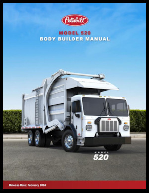 Tuhé podvozky Peterbilt 520 Cummins L9N