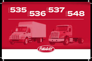 Tuhé podvozky Peterbilt 537 PX-7