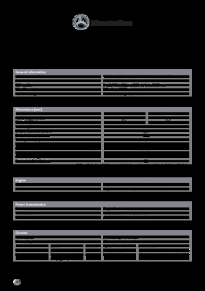 Tuhé podvozky Mercedes-Benz Actros 1824 L 4x2