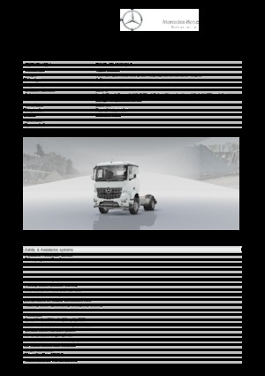 Tuhé podvozky Mercedes-Benz Arocs 1827 LK 4x2