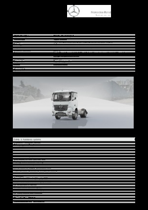 Tuhé podvozky Mercedes-Benz Arocs 1843 LK 4x2