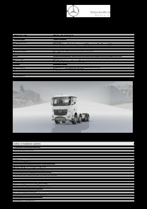 Tuhé podvozky Mercedes-Benz Arocs 4142 AK 8x6