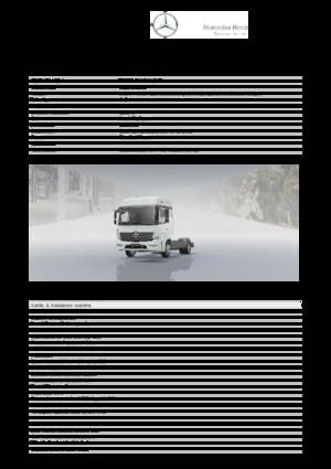 Tuhé podvozky Mercedes-Benz Atego 1016 4x2