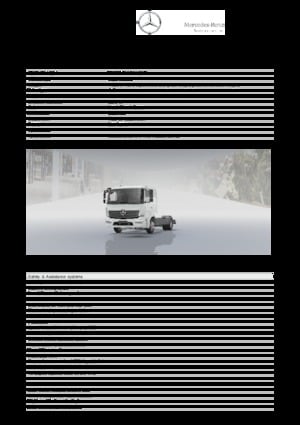 Tuhé podvozky Mercedes-Benz Atego 1224 L/NR 4x2