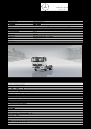 Tuhé podvozky Mercedes-Benz Atego 1318 K 4x2